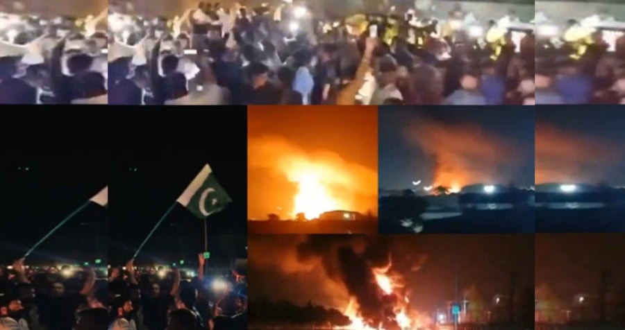 Allahu Akbar Echoes Through Rawalpindi As Pakistanis Flood Streets After Indian Airbase Attacks