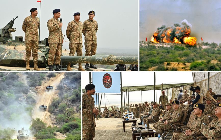 Pak Army Flexes Military Muscle As Army Chief Oversees Combat Drills In Tilla Field Range