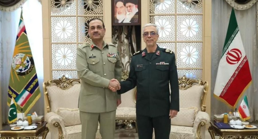 Pak Field Marshal Asim Munir Iranian Military Chief Vow Stronger Military Collaboration