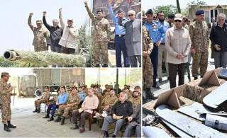 Pak Pm Army Chief Laud Troops For Crushing Offensive Against India In Marka E Haq