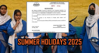 Punjab Summer Holidays 2025 Notification