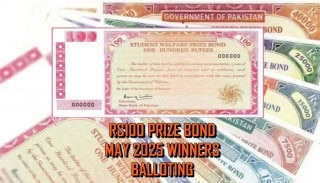 Rs100 Prize Bond May 2025 Draw No 50 Balloting And Winners Details