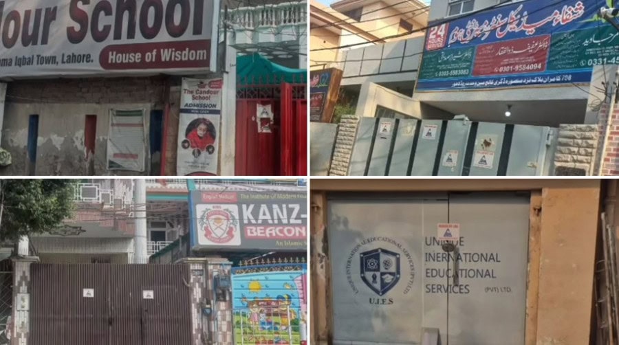 Shifa Medical Centre Kanz Ul Iman School Among 168 Sealed In Lahore
