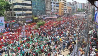 Thousands Rally In Dhaka As Opposition Pressurizes Interim Govt For Early Elections