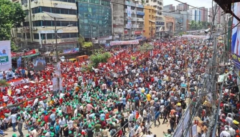 Thousands Rally In Dhaka As Opposition Pressurizes Interim Govt For Early Elections