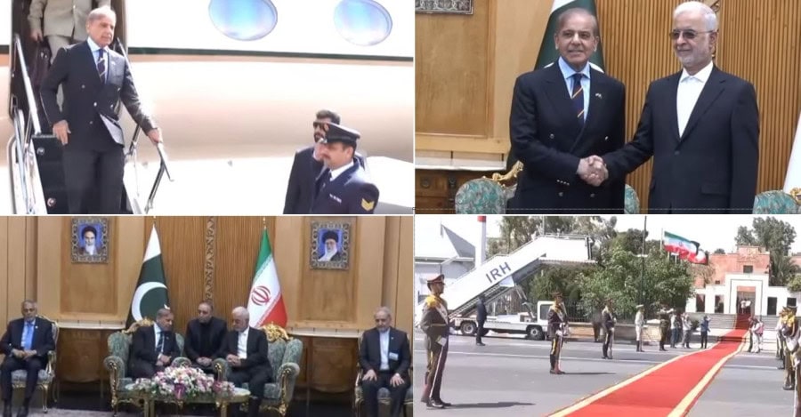 Warm Welcome For Pak Pm Shehbaz In Iran Ahead Of High Level Talks
