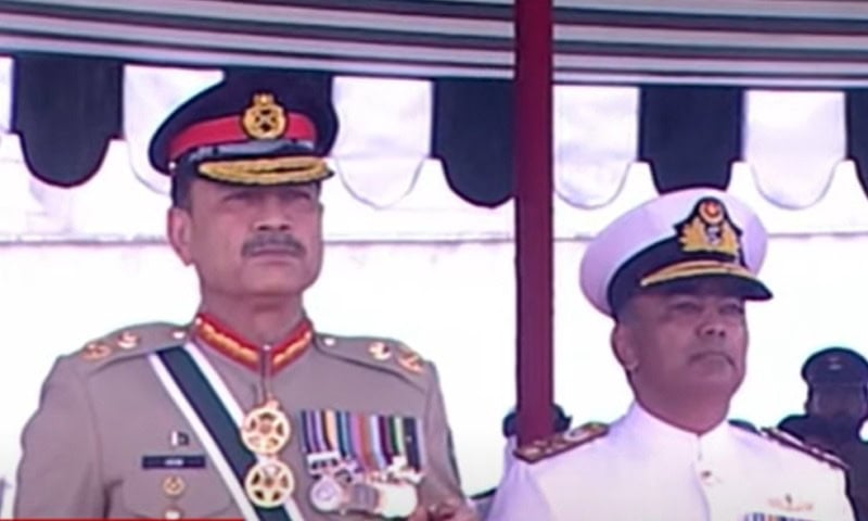 Field Marshal Asim Munir Attends Pakistan Navys Commissioning Parade In Karachi