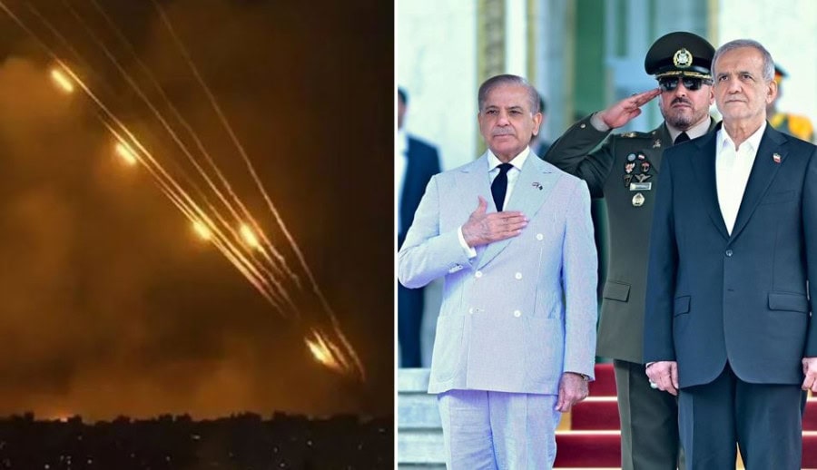 Pak Pm Shehbaz Sharif Condemns Israeli Aggression In Call With Iranian President