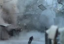 Palestinian Cyclist Narrowly Escapes Israeli Airstrike Debris In Viral Video From Gaza