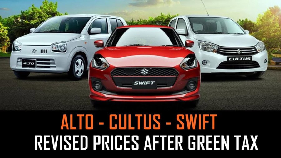Suzuki Alto Cultus Swift Revised Prices In Pakistan After New Green Tax