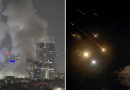 Tel Aviv Skies Light Up As Iran Fires Over 100 Rockets In Massive Assault