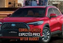 Toyota Corolla Cross Expected Price In Pakistan After New Sales Tax In Budget 2025 26