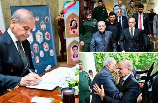 Pm Shehbaz Visits Iranian Embassy To Express Solidarity After Israeli Aggression